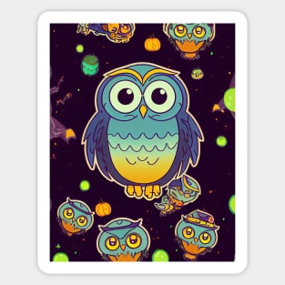 Owl Halloween Cute Sticker